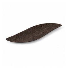 Platou decorativ maro sin polirasina 45 cm Spiral Yazhi