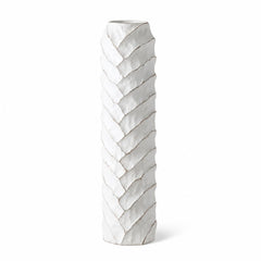 Vaza alba din polirasina 82 cm Rough Wood Yazhi