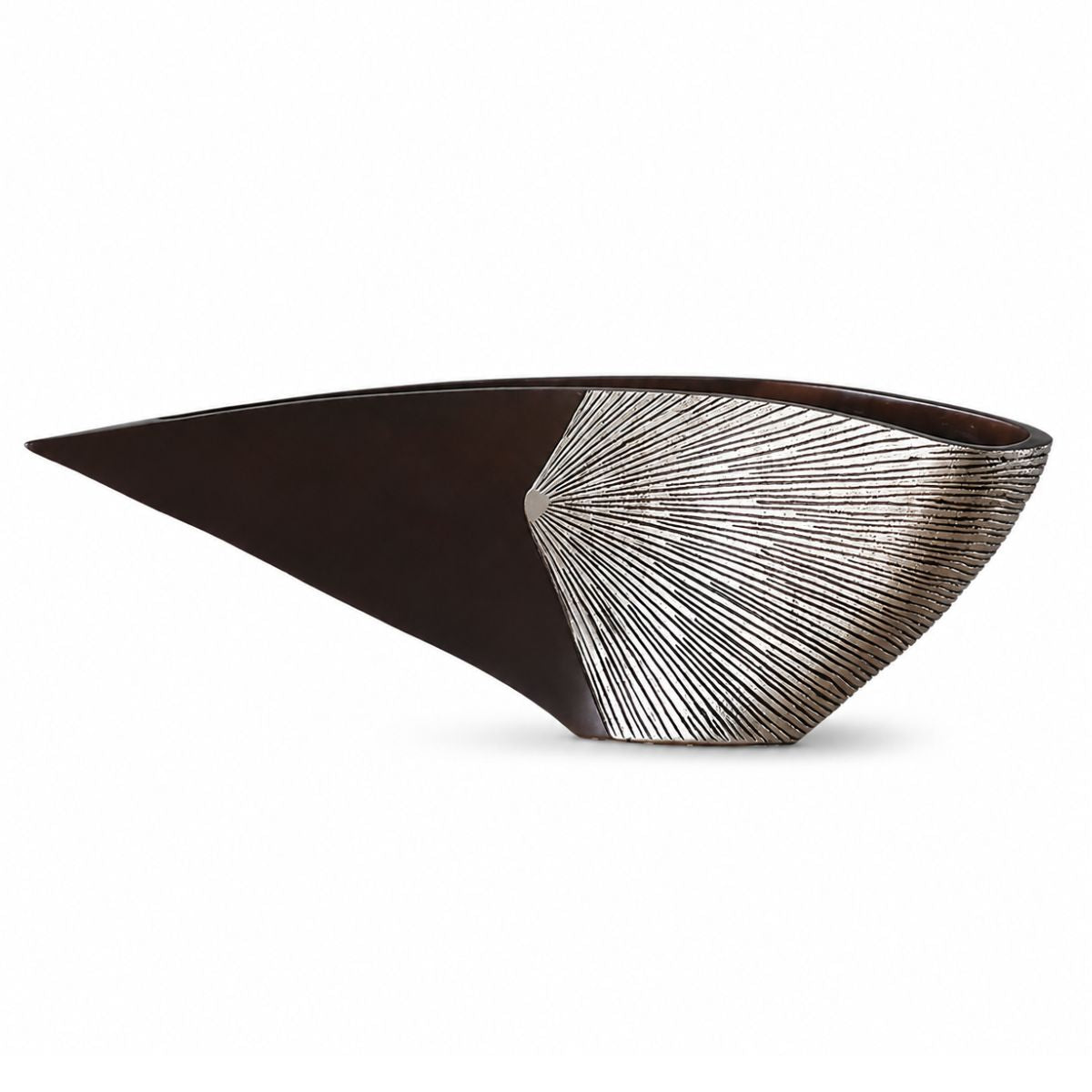 Vaza maro din polirasina 80.5 x 28 cm Sunshine Crash Flat Yazhi