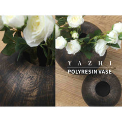 Vaza maro din polirasina 25.5 cm Yazhi