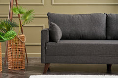 Canapea 2 locuri Bella Sofa For 2 Pr - Anthracite