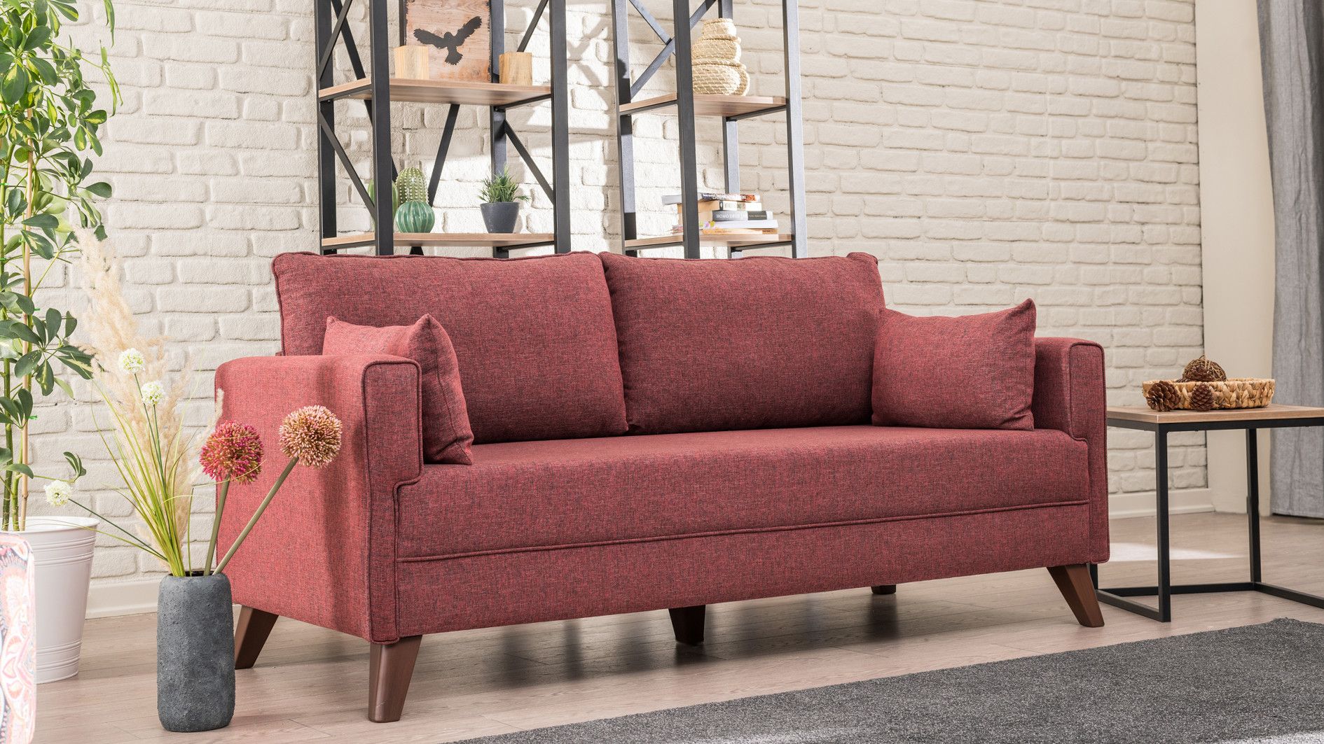 Canapea 2 locuri Bella Sofa For 2 Pr - Claret Red