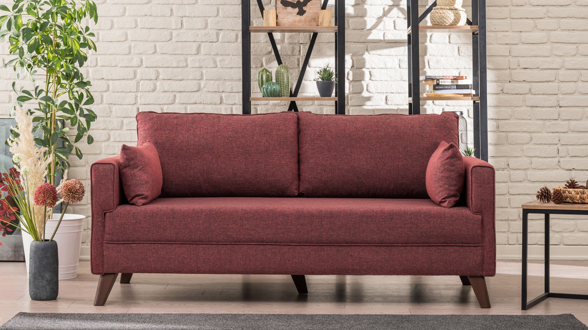 Canapea 2 locuri Bella Sofa For 2 Pr - Claret Red