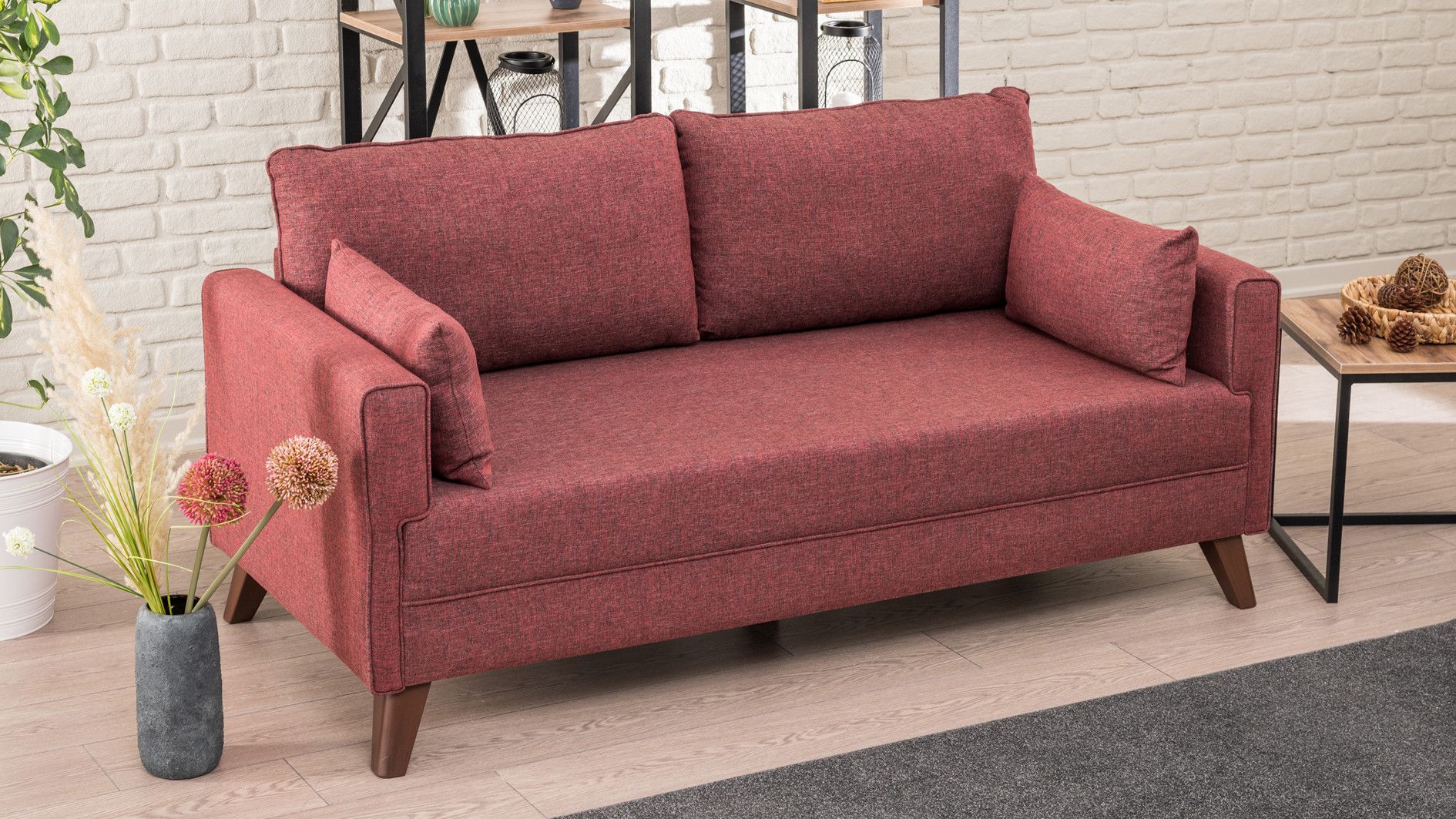 Canapea 2 locuri Bella Sofa For 2 Pr - Claret Red