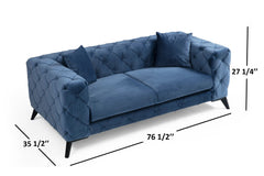 Canapea 2 locuri Como 2 Seater - Blue