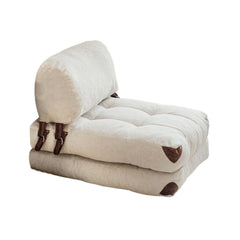 Canapea extensibila cu 1 loc Fold Teddy - Cream