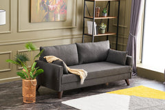 Canapea extensibila cu 3 locuri Bella Sofa Bed - Anthracite