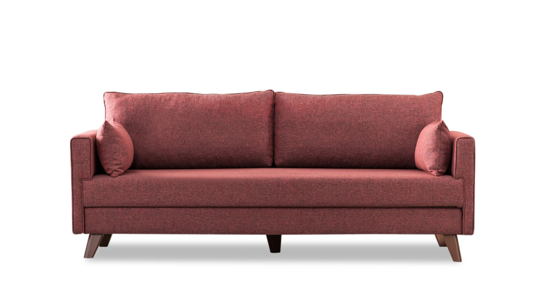 Canapea extensibila cu 3 locuri Bella Sofa Bed - Claret Red