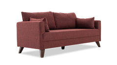 Canapea extensibila cu 3 locuri Bella Sofa Bed - Claret Red