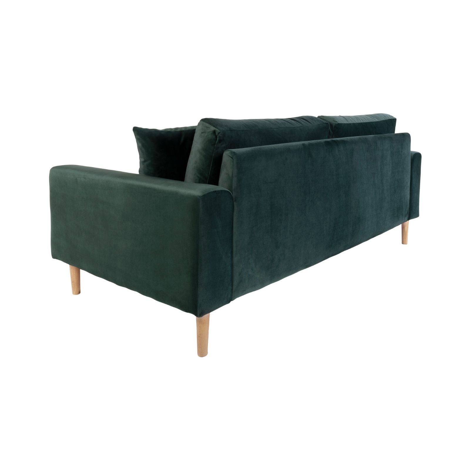 Canapea verde din catifea polieser 180 cm Lido House Nordic