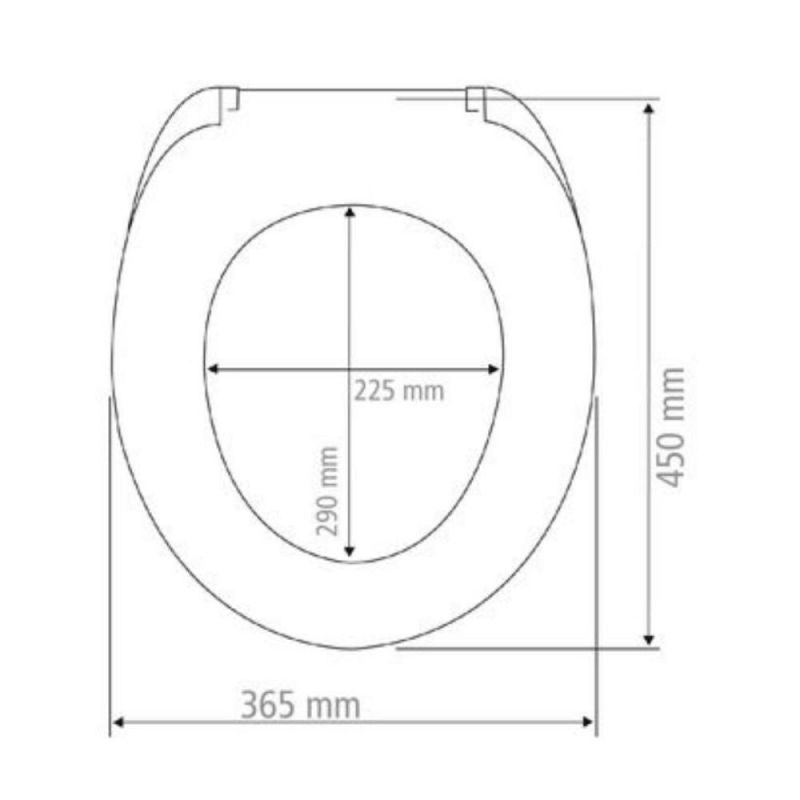 Capac WC motiv marin 36,5 x 45 cm Beach Wenko