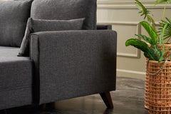 Coltar Bella Corner Sofa Right - Anthracite