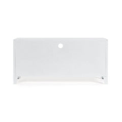 Comoda TV alba din otel 120,5 cm Cambridge Bizzotto