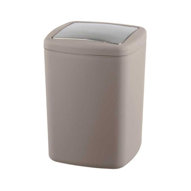 Cos de gunoi taupe din plastic 8.5 litri Barcelona L Wenko