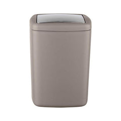 Cos de gunoi taupe din plastic 8.5 litri Barcelona L Wenko