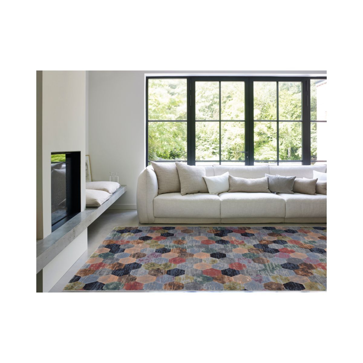 Covor multicolor din polipropilena Argentum 63456 Ragolle