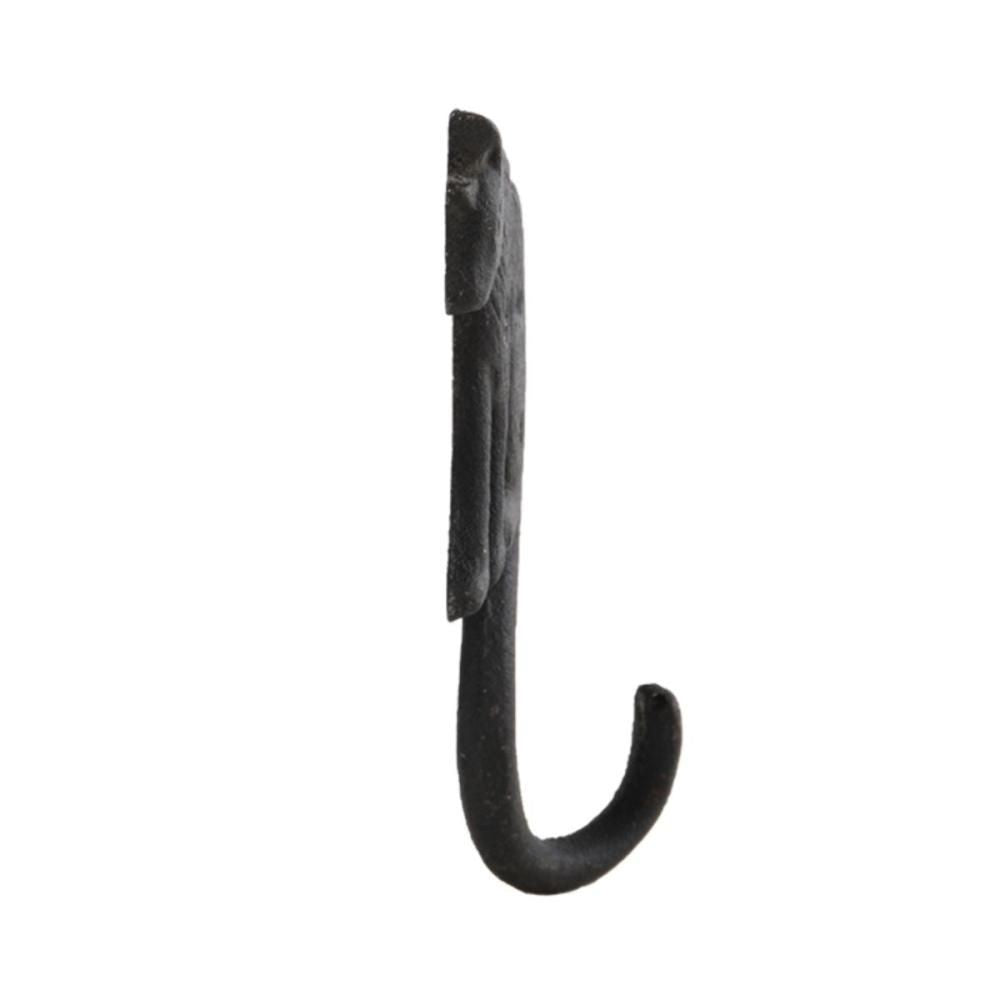 Cuier ruginiu din otel turnat Cat single hook Esschert Design