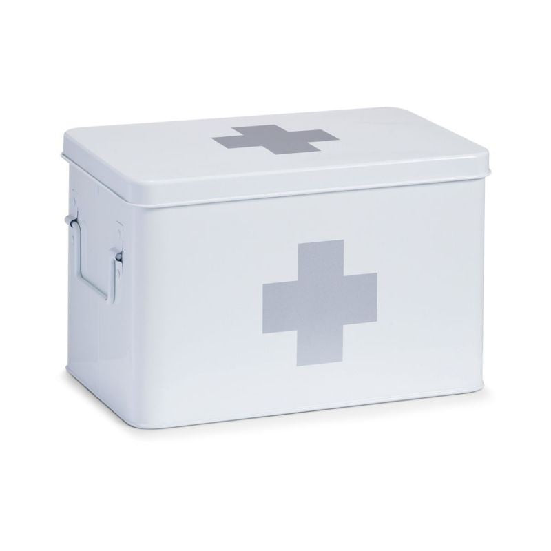 Cutie alba din metal pentru medicamente, 32 x 19,5 x 20 cm, Medicine Box Maxi Zeller