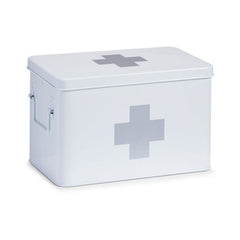 Cutie alba din metal pentru medicamente, 32 x 19,5 x 20 cm, Medicine Box Maxi Zeller