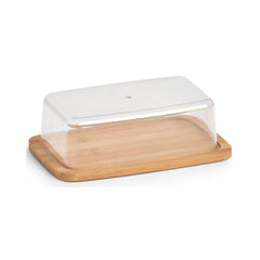 Cutie pentru unt, din bambus si plastic, 19 cm, Butter Dish Zeller