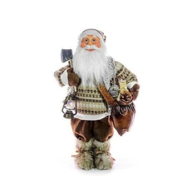 Decor de Craciun MagicHome, Mos Craciun cu topor, 61 cm