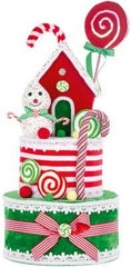 Decoratiune de Craciun Tort MagicHome, Multicolor, 27x57 cm