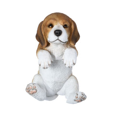 Decoratiune pentru gard, din polirasina, 21 cm, Caine Beagle Esschert Design