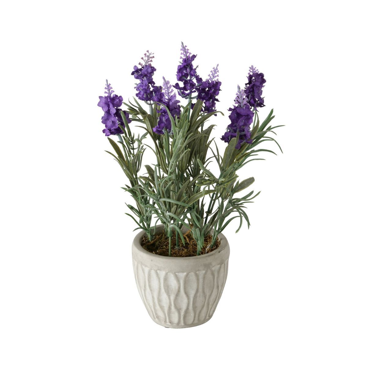 Decoratiune din plastic 32 cm lavanda in ghiveci Lavendel Boltze