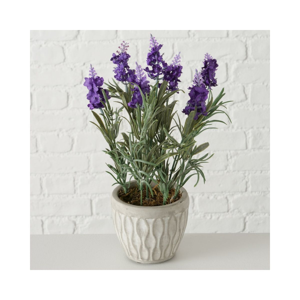 Decoratiune din plastic 32 cm lavanda in ghiveci Lavendel Boltze