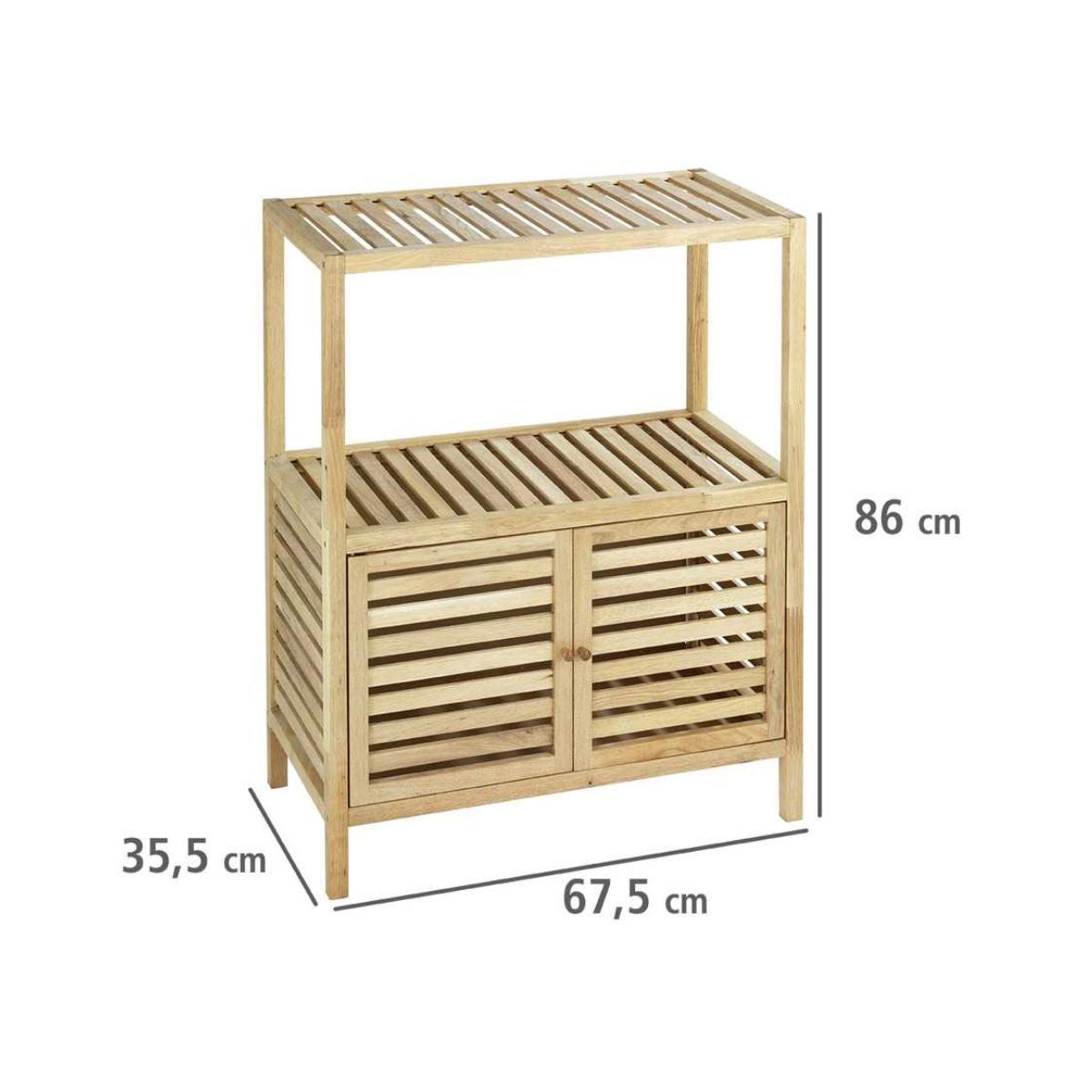 Dulapior maro din lemn de nuc 67,5 x 86 x 35,5 cm Norway Wenko