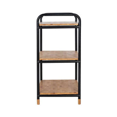 Etajera din bambus si metal 42 x 69 x 33,5 cm Loft Wenko