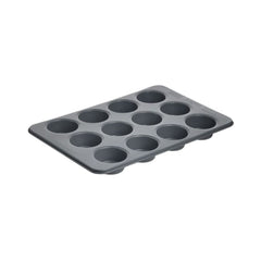 Forma de copt din aluminiu non-stick, pentru 12 briose, 37X25X3 cm Inart