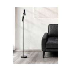 Fotoliu negru-vintage piele naturala Musso Tufted Mesonica