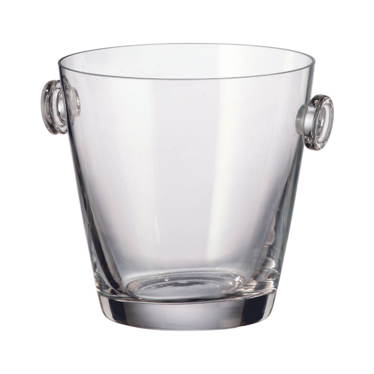 Frapiera, transparenta, din cristal de Bohemia, 14 cm, Ice Buckets Hand Made