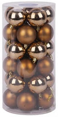 Globuri de Craciun MagicHome, 30 buc, aramiu, 6 cm