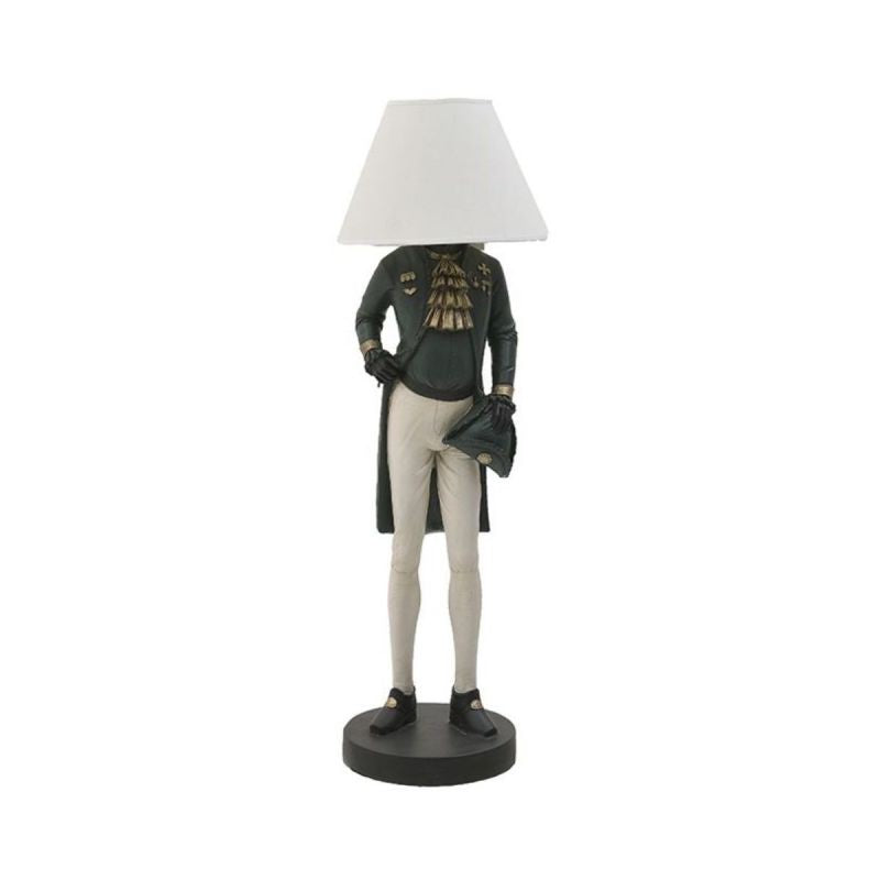 Lampadar din polirasina Male Figure 27X27X92 cm Inart