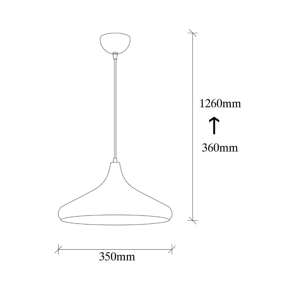 Lustra aurie din metal  Ø35 cm Berceste