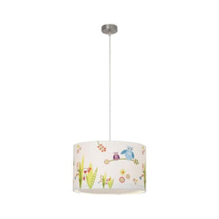 Lustra multicolora din textil si metal Birds Brilliant