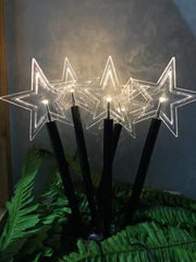 MagicHome Instalatie 5 Stele Led Craciun, alb cald