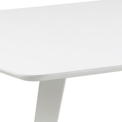 Masa de dining alba din MDF  80/120 cm Roxby Actona