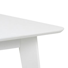 Masa de dining alba din MDF  80/120 cm Roxby Actona