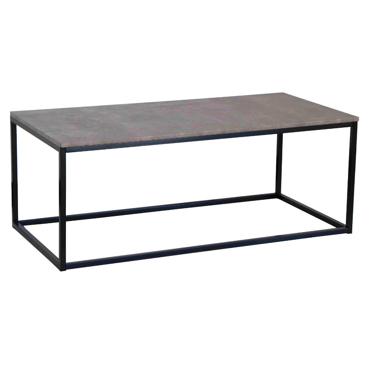 Masuta cafea , din metal si MDF , 120 x 60 x 45 cm , Grunberg CT3189