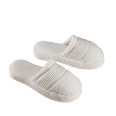 Papuci din bumbac 100% marimea 36, Maisonette Pure Slipper, crem ivory