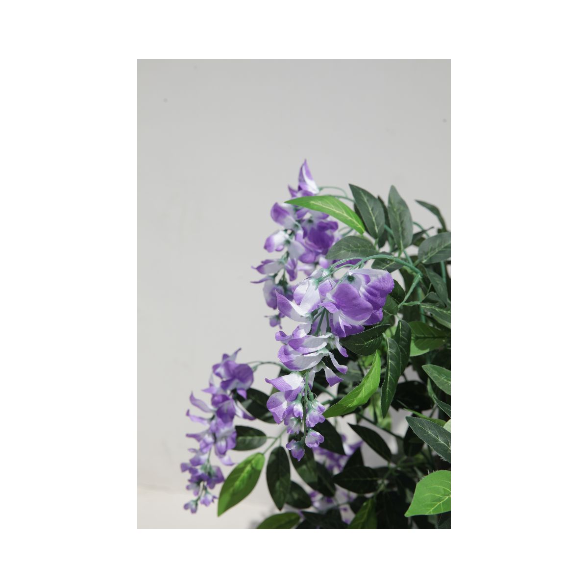 Planta artificiala 120 cm Wisteria lila-alb