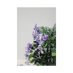 Planta artificiala 120 cm Wisteria lila-alb