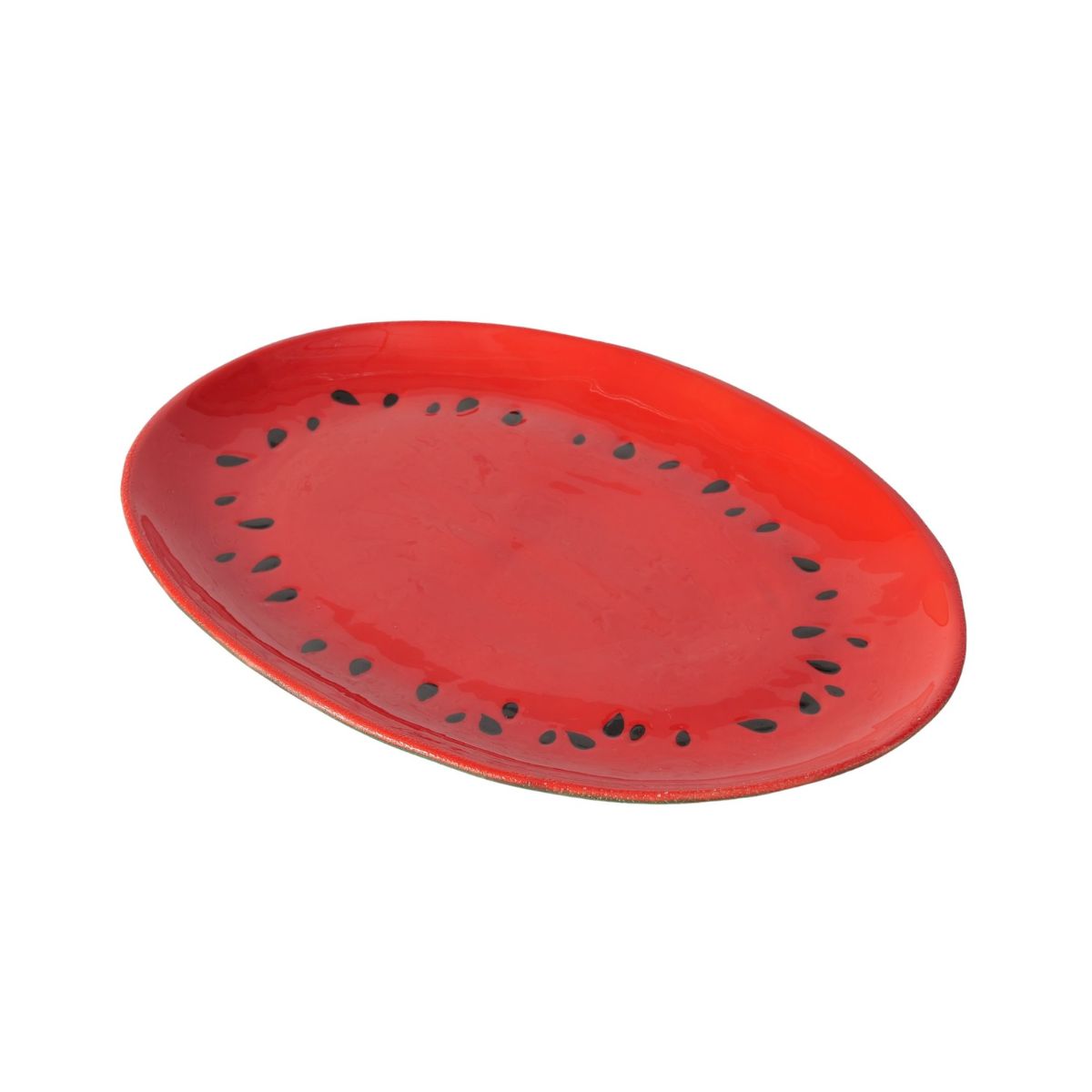 Platou de servire 27,5 x 20 cm din portelan Melone Boltze