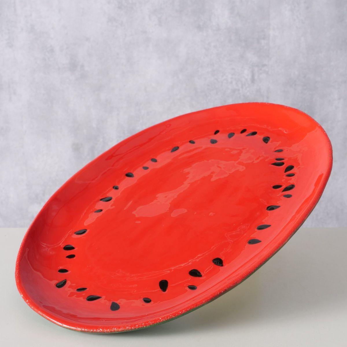 Platou de servire 27,5 x 20 cm din portelan Melone Boltze