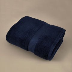 Prosop de baie din bumbac 100%, 41x76 cm, Maisonette Loft, albastru navy