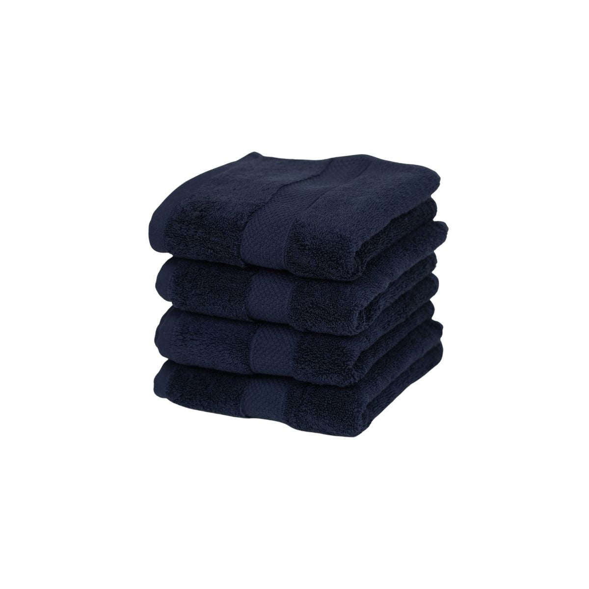 Prosop de baie din bumbac 100%, 41x76 cm, Maisonette Loft, albastru navy