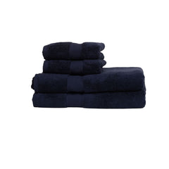 Prosop de baie din bumbac 100%, 41x76 cm, Maisonette Loft, albastru navy